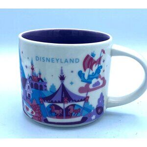 Starbucks Mug Disney Parks Fantasyland You Are Here 14 oz. Collector Series